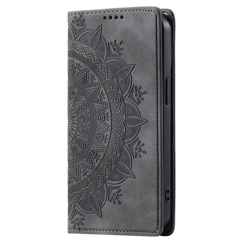 Flip Cover Xiaomi Redmi Note 17 4G / 5G Effet Daim Mandala
