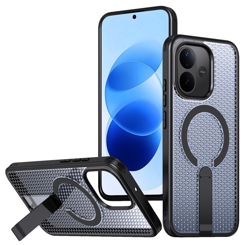 Coque Xiaomi Redmi Note 17 5G / 4G Magnétique Antichoc Texture Grille