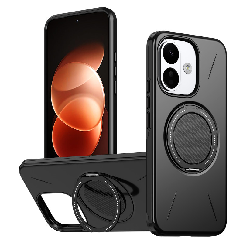 Coque Xiaomi Redmi Note 17 Pro 5G Magnétique Anneau Support Rotatif 360°