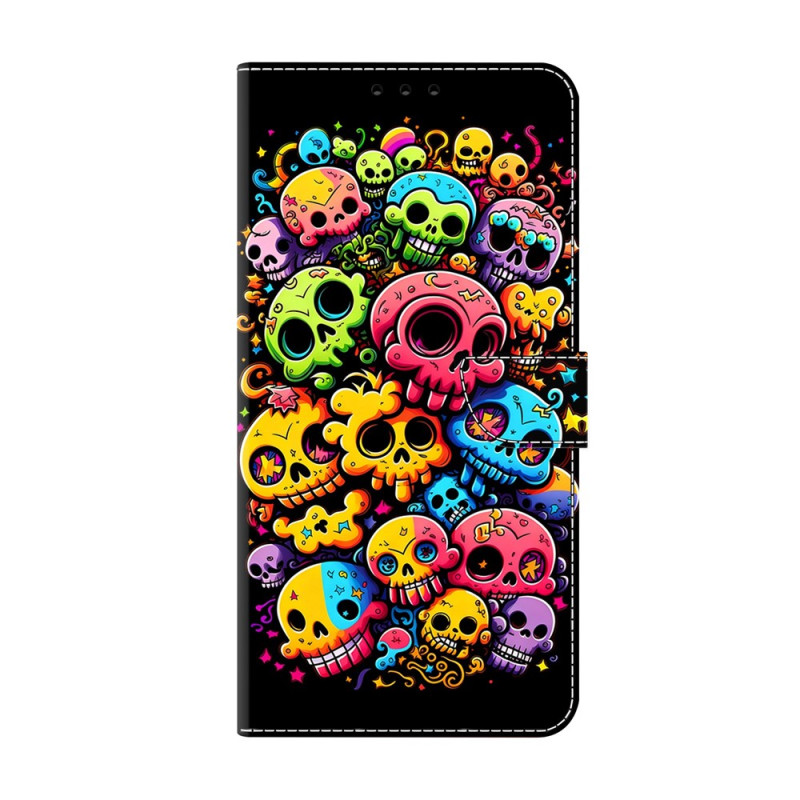 Housse Xiaomi Redmi Note 17 Pro Max 5G Crânes Colorés