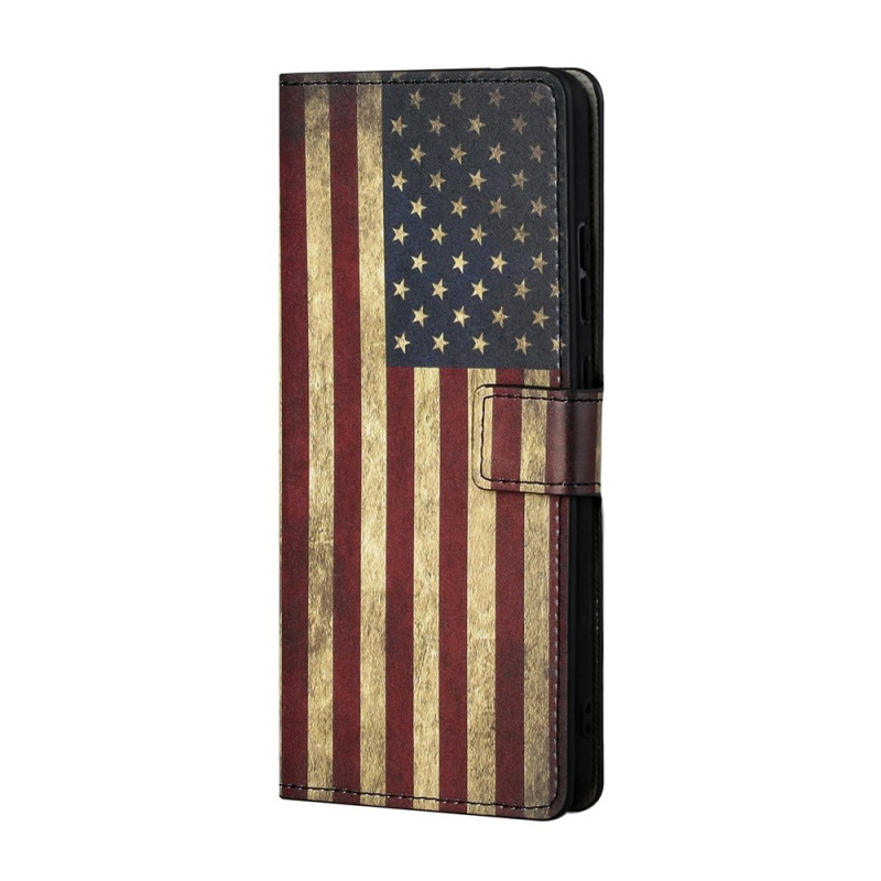 Housse Xiaomi Redmi Note 17 Pro Max 5G Drapeau Vintage