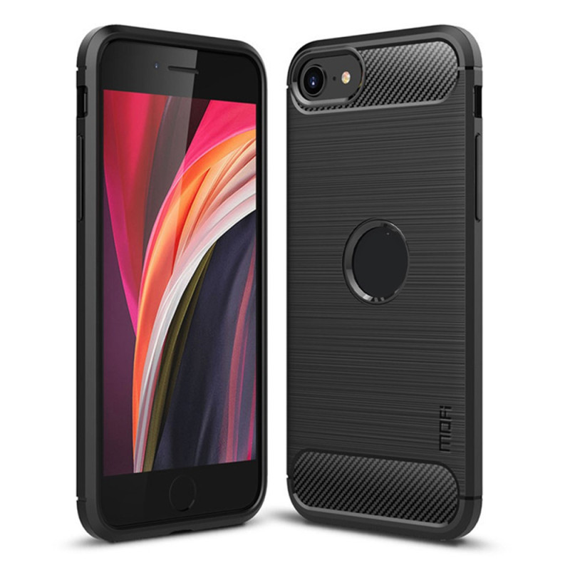 Coque iPhone SE 3 / SE 2 Fibre Carbone MOFI