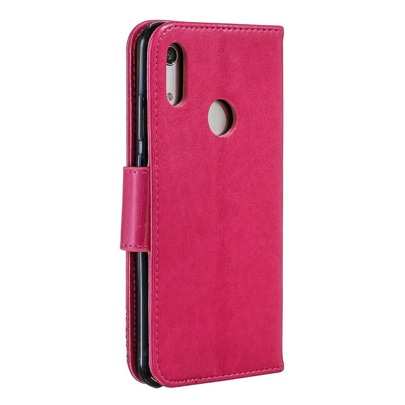 Housse Huawei Y6 2019 Papillons et Rabat Oblique Housse Huawei Y6 2019 Papillons et Rabat Oblique