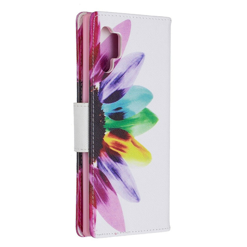 Housse Samsung Galaxy Note 10 Plus Fleur Aquarelle Housse Samsung Galaxy Note 10 Plus Fleur Aquarelle