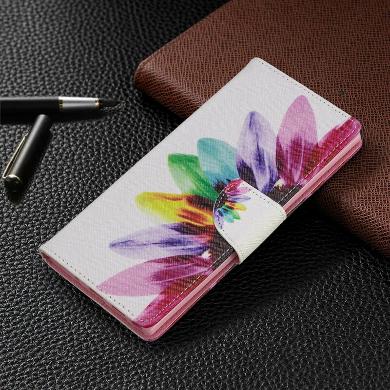 Housse Samsung Galaxy Note 10 Plus Fleur Aquarelle Housse Samsung Galaxy Note 10 Plus Fleur Aquarelle