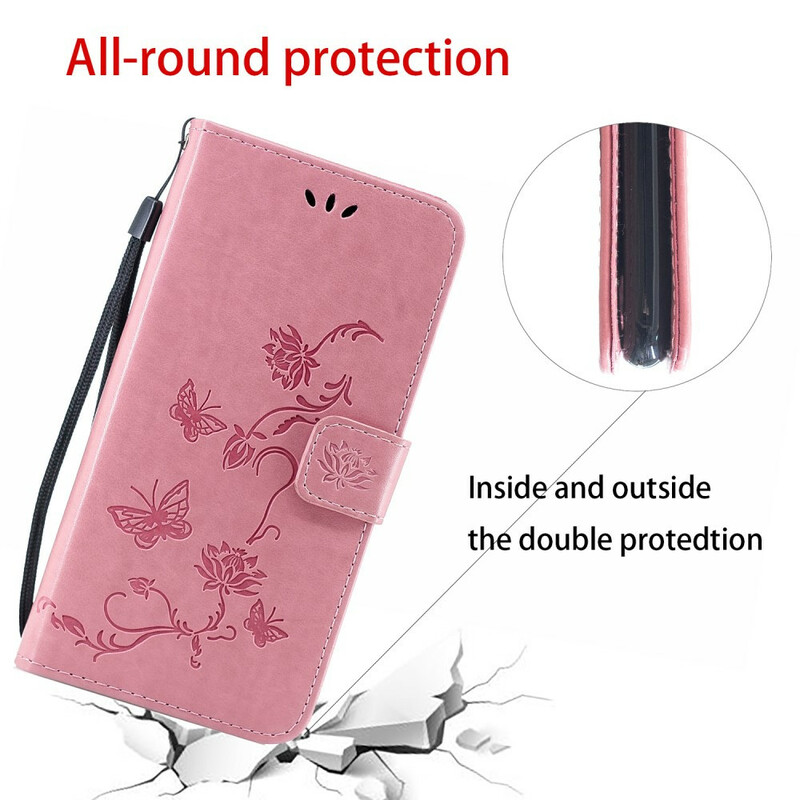Housse iPhone 11 Floral à Lanière Housse iPhone 11 Floral à Lanière