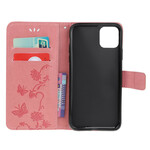 Housse iPhone 11 Floral à Lanière Housse iPhone 11 Floral à Lanière