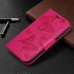 Housse iPhone 11R Papillons Imprimés à Lanière