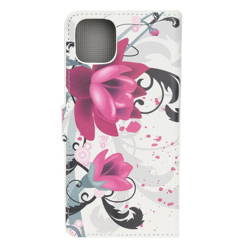 Housse iPhone 11R Tropical Flowers