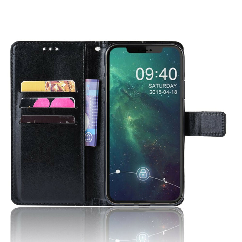 Housse iPhone 11 Pro Max Effet Cuir Couleur à Lanière Housse iPhone 11 Pro Max Effet Cuir Couleur à Lanière