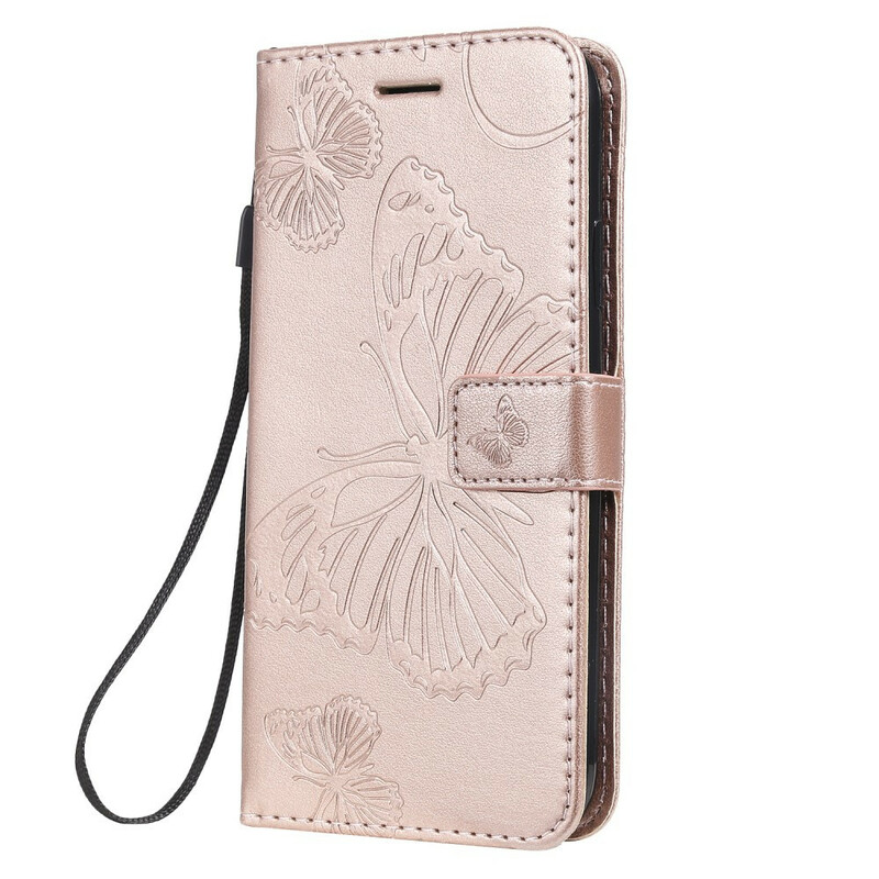 Housse iPhone 11 Papillons Géants à Lanière Housse iPhone 11 Papillons Géants à Lanière