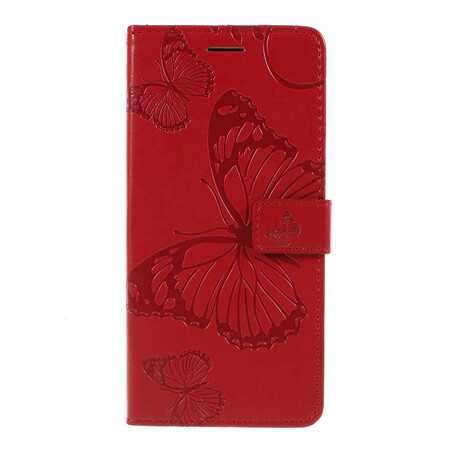 Housse Google Pixel 3A Papillons Géants à Lanière