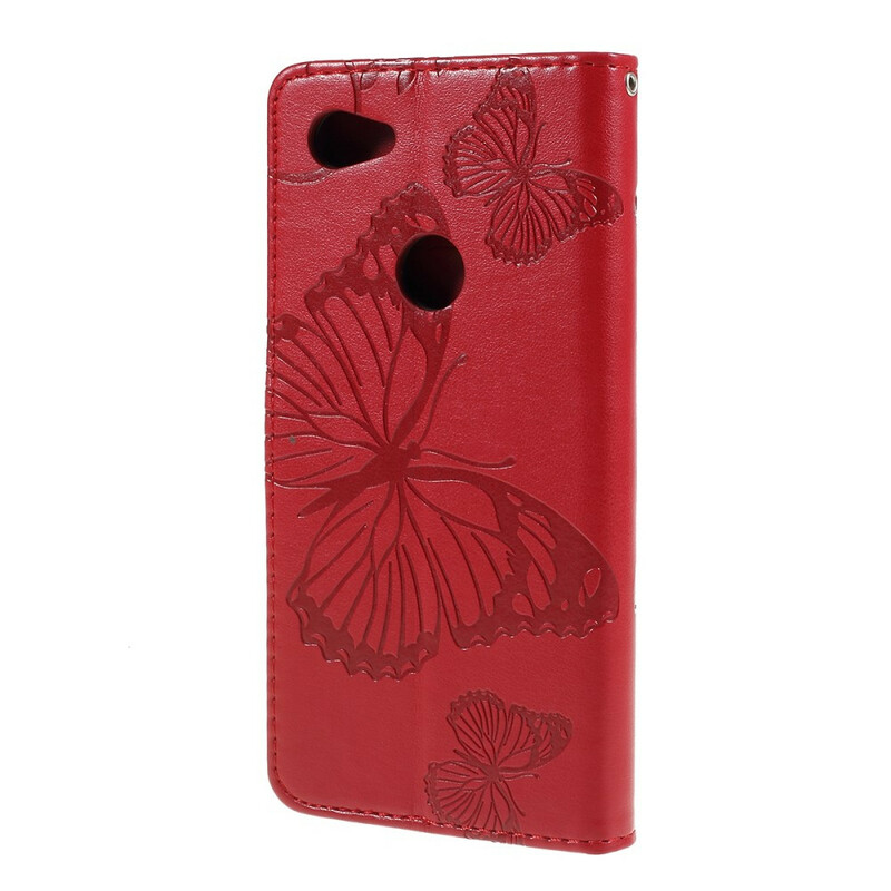 Housse Google Pixel 3A Papillons Géants à Lanière Housse Google Pixel 3A Papillons Géants à Lanière