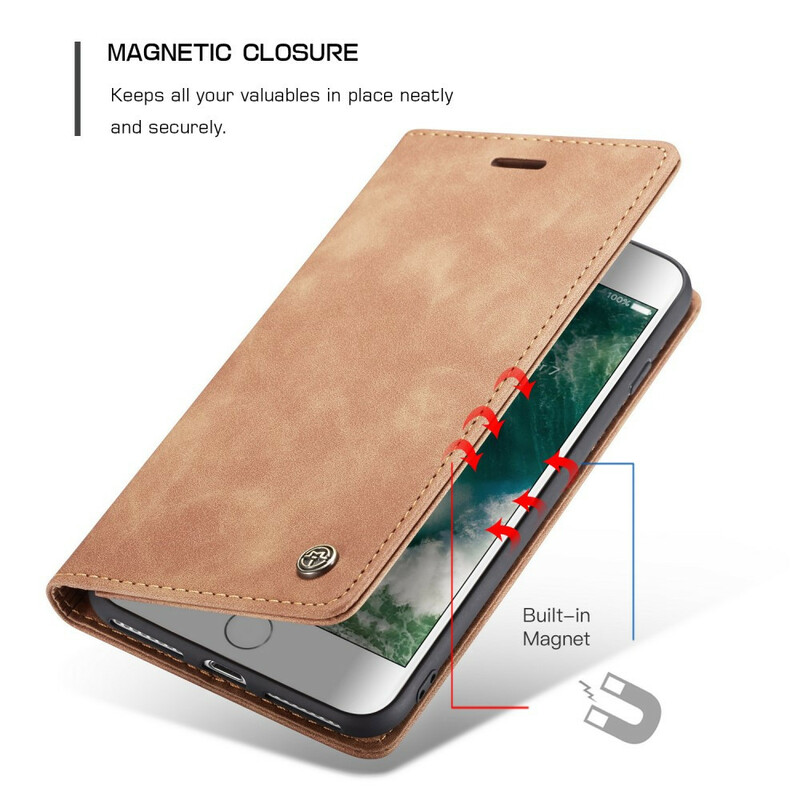Flip Cover iPhone 8 Plus / 7 Plus CASEME Simili Cuir