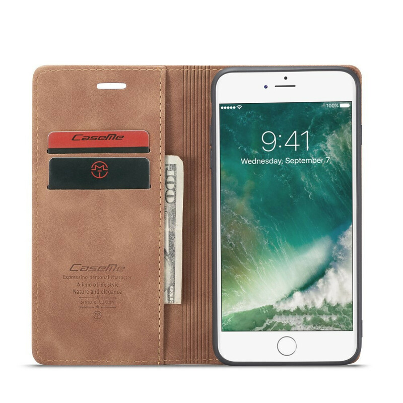 Flip Cover iPhone 8 Plus / 7 Plus CASEME Simili Cuir