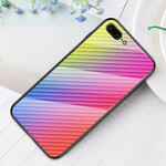 Coque iPhone 8 Plus / 7 Plus Verre Trempé Fibre Carbone Plus