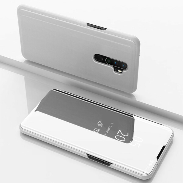 View Cover Oppo A9 2020 Miroir et Simili Cuir