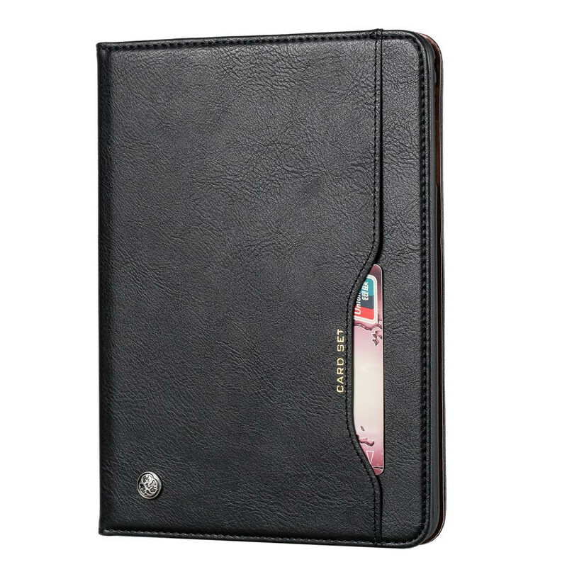 Étui iPad 10.2" (2019) Effet Cuir Porte-Documents