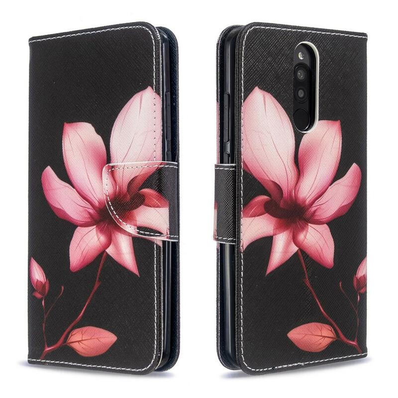 Housse Xiaomi Redmi 8 Fleur Rose Housse Xiaomi Redmi 8 Fleur Rose