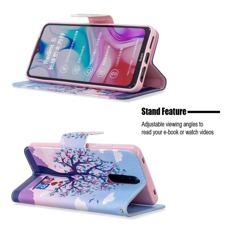 Housse Xiaomi Redmi 8 Hiboux Sur La Balancoire Housse Xiaomi Redmi 8 Hiboux Sur La Balancoire