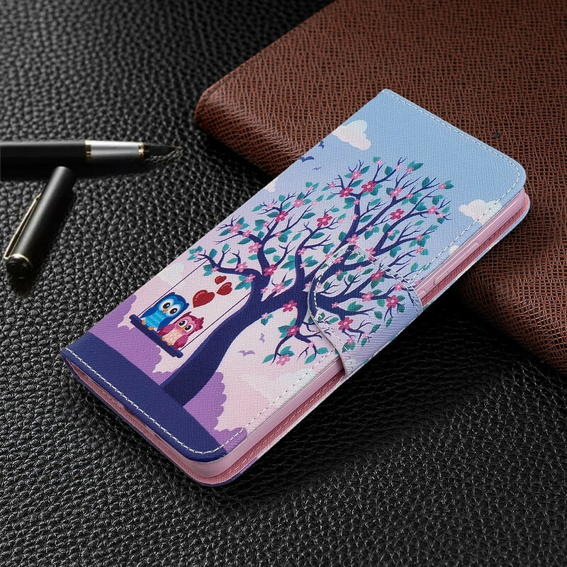 Housse Xiaomi Redmi 8 Hiboux Sur La Balancoire Housse Xiaomi Redmi 8 Hiboux Sur La Balancoire