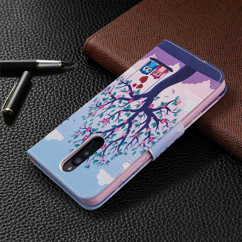 Housse Xiaomi Redmi 8 Hiboux Sur La Balancoire Housse Xiaomi Redmi 8 Hiboux Sur La Balancoire