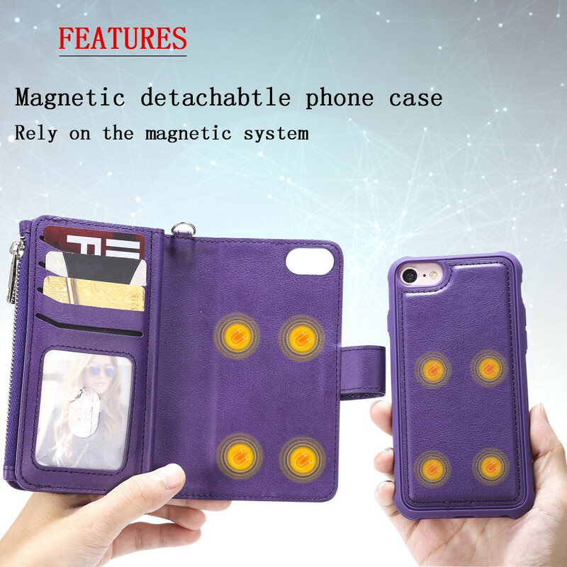 Housse iPhone 8 / 7 / 6S / 6 Coque Détachable Portefeuille Housse iPhone 8 / 7 / 6S / 6 Coque Détachable Portefeuille