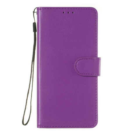 Housse iPhone 6/6S Effet Cuir Pure Color à Lanière