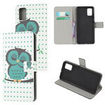 Housse Samsung Galaxy A51 Hibou Endormi Housse Samsung Galaxy A51 Hibou Endormi