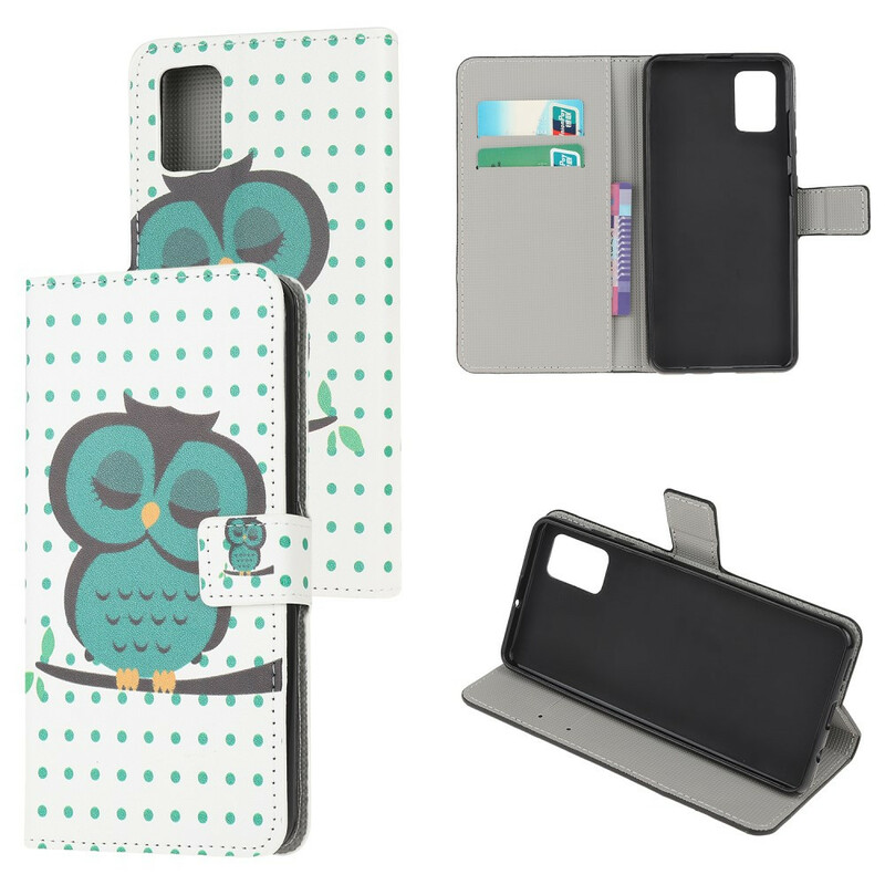 Housse Samsung Galaxy A51 Hibou Endormi Housse Samsung Galaxy A51 Hibou Endormi