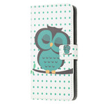 Housse Samsung Galaxy A51 Hibou Endormi Housse Samsung Galaxy A51 Hibou Endormi