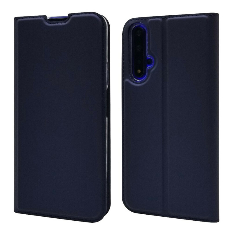 Flip Cover Honor 20 / Huawei Nova 5T Style Cuir Fermoir Intégré