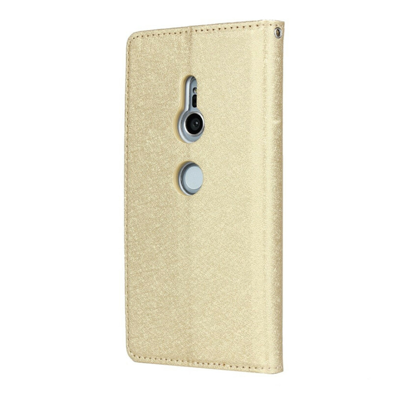 Flip Cover Sony Xperia XZ2 Style Cuir Douceur avec Lanière Flip Cover Sony Xperia XZ2 Style Cuir Douceur avec Lanière