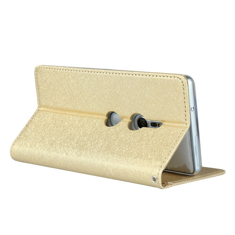 Flip Cover Sony Xperia XZ2 Style Cuir Douceur avec Lanière Flip Cover Sony Xperia XZ2 Style Cuir Douceur avec Lanière