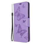 Housse Samsung Galaxy S20 Ultra Les Papillons en Vol avec Lanière Housse Samsung Galaxy S20 Ultra Les Papillons en Vol avec Lanière