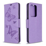 Housse Samsung Galaxy S20 Ultra Les Papillons en Vol avec Lanière Housse Samsung Galaxy S20 Ultra Les Papillons en Vol avec Lanière
