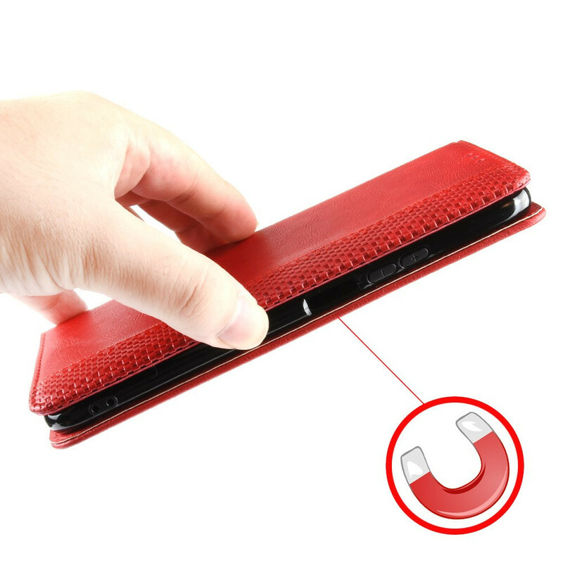 Flip Cover Oppo Reno 2Z Effet Cuir Vintage Stylisé Flip Cover Oppo Reno 2Z Effet Cuir Vintage Stylisé