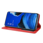 Flip Cover Oppo Reno 2Z Effet Cuir Vintage Stylisé Flip Cover Oppo Reno 2Z Effet Cuir Vintage Stylisé
