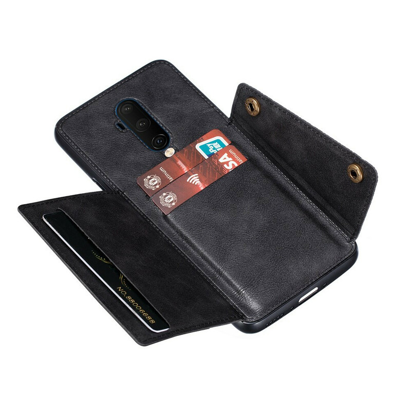 Coque OnePlus 7T Pro Portefeuille à Snap Coque OnePlus 7T Pro Portefeuille à Snap