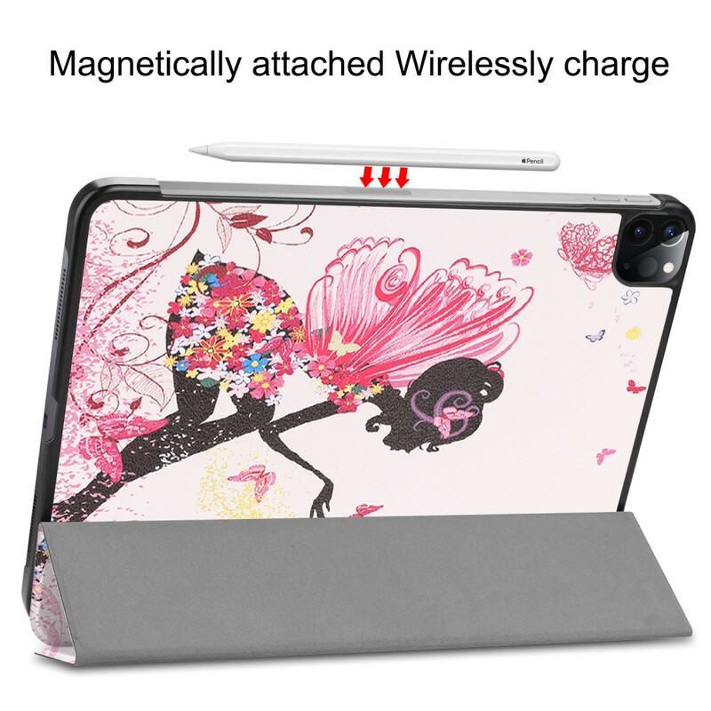 Smart Case iPad 11" (2020) Simili Cuir Fée Florale Smart Case iPad 11" (2020) Simili Cuir Fée Florale