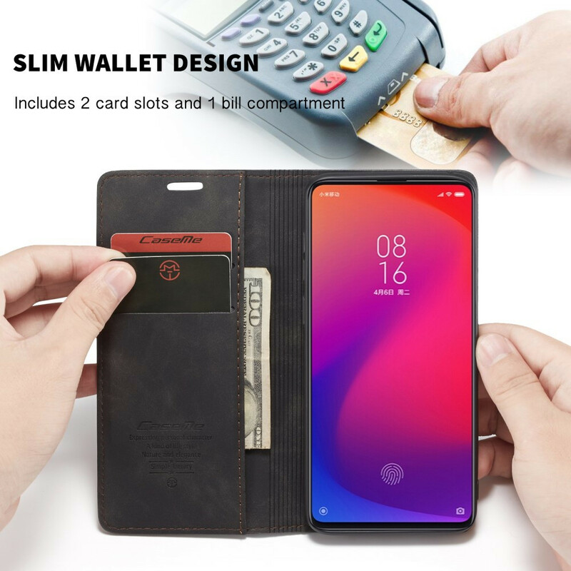 Flip Cover Xiaomi Mi 9T / Mi 9T Pro CASEME Simili Cuir Flip Cover Xiaomi Mi 9T / Mi 9T Pro CASEME Simili Cuir