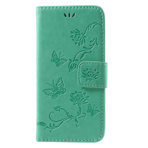 Housse iPhone SE 2 / 8 / 7 Florale à Lanière