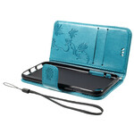 Housse iPhone SE 2 / 8 / 7 Florale à Lanière