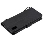 Housse Huawei Y5 2019 / Honor 8S Effet Cuir Couleur à Lanière Housse Huawei Y5 2019 / Honor 8S Effet Cuir Couleur à Lanière