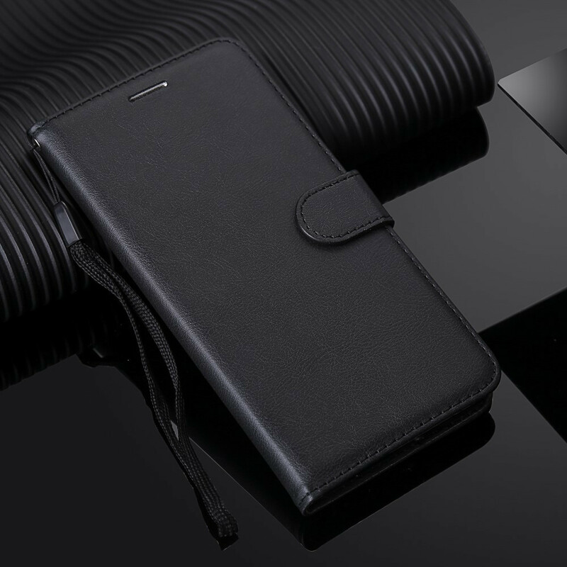 Housse Huawei Y5 2019 / Honor 8S Effet Cuir Couleur à Lanière Housse Huawei Y5 2019 / Honor 8S Effet Cuir Couleur à Lanière