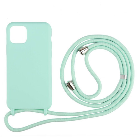 Coque iPhone 11 Silicone et Cordon Pratique