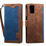 Housse Samsung Galaxy A51 Simili Cuir Bicolore Contours Renforcés Housse Samsung Galaxy A51 Simili Cuir Bicolore Contours Renforcés