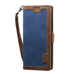 Housse Samsung Galaxy A51 Simili Cuir Bicolore Contours Renforcés Housse Samsung Galaxy A51 Simili Cuir Bicolore Contours Renforcés
