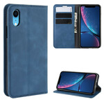 Flip Cover iPhone XR Effet Cuir Douceur Flip Cover iPhone XR Effet Cuir Douceur