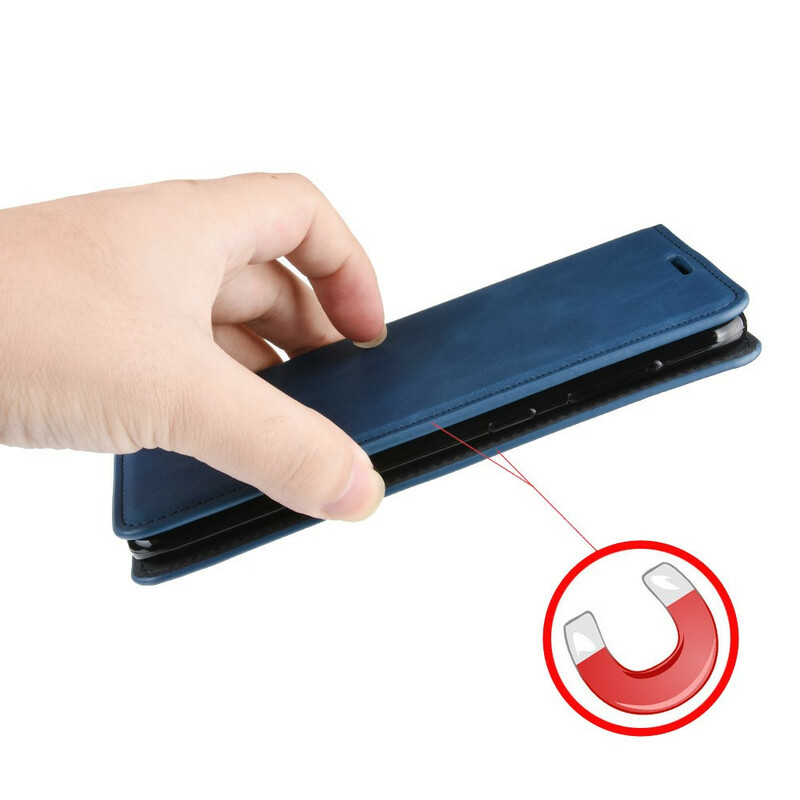 Flip Cover iPhone XR Effet Cuir Douceur Flip Cover iPhone XR Effet Cuir Douceur